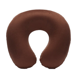 Travel U-shaped PVC Inflatable Pillow