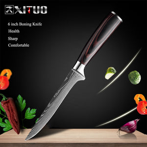 XITUO 1-10 Pcs Set Kitchen Chef Knives