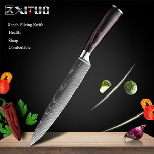 XITUO 1-10 Pcs Set Kitchen Chef Knives