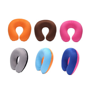 Travel U-shaped PVC Inflatable Pillow