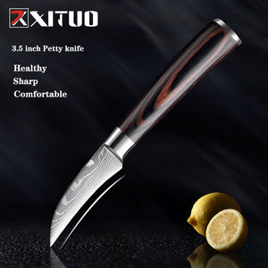 XITUO 1-10 Pcs Set Kitchen Chef Knives