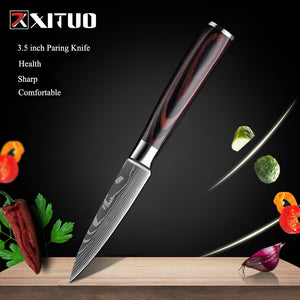 XITUO 1-10 Pcs Set Kitchen Chef Knives