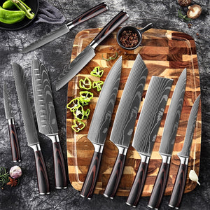 XITUO 1-10 Pcs Set Kitchen Chef Knives