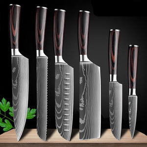 XITUO 1-10 Pcs Set Kitchen Chef Knives