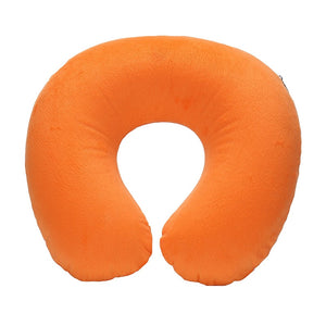 Travel U-shaped PVC Inflatable Pillow